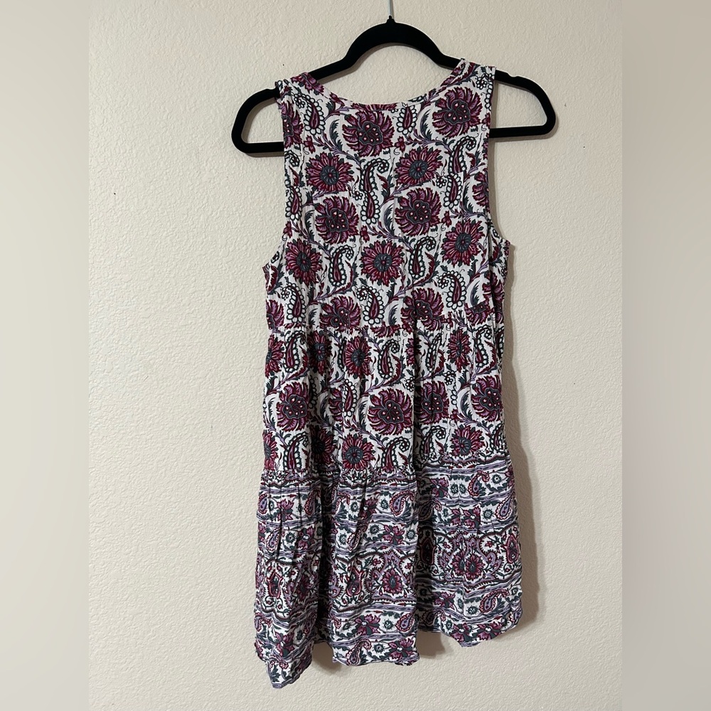 American Eagle Outfitters Floral Tunic - Red and White - Picture 5 of 6